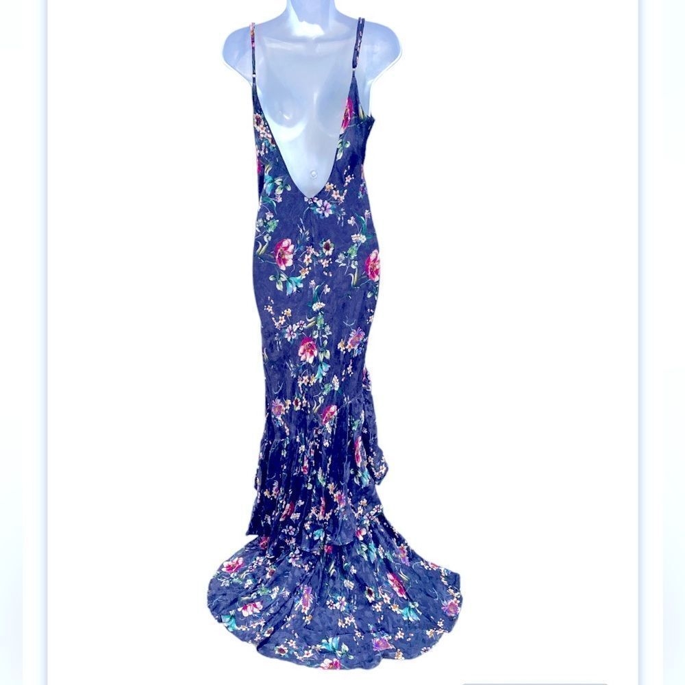House of Harlow 1960 X REVOLVE Tania Slip Dress in Navy Floral Multi Navy Floral - Picture 6 of 15